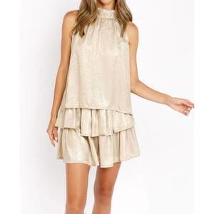 NEW SOFIA COLLECTIONS marselle blouse in gold